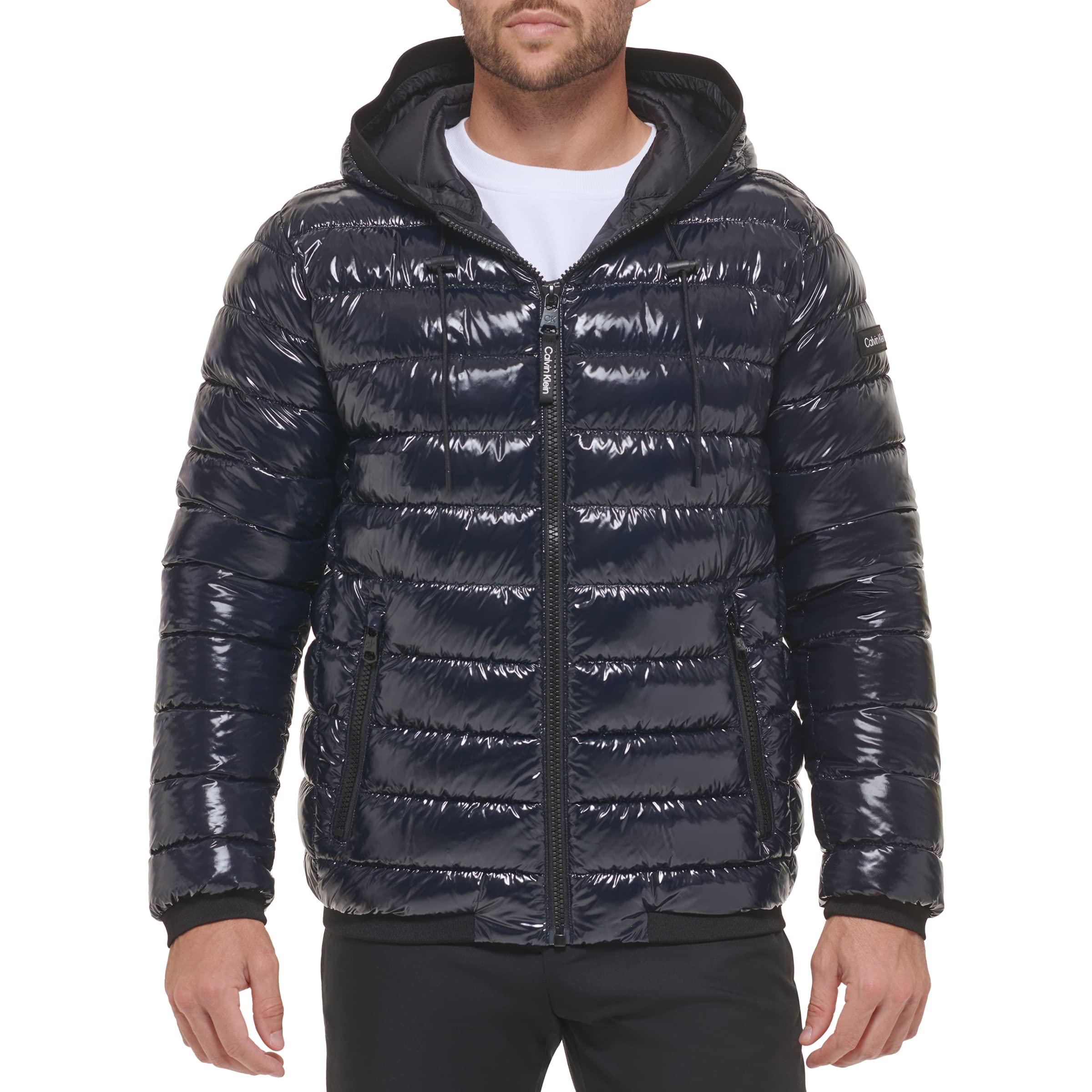 Calvin Klein Men's Snap Front Puffer Jacket